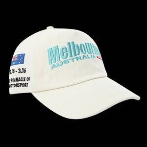Formula‎ 1 Melbourne Australia Southern Land Twill Snapback Hat Cream NEW w/ Tag